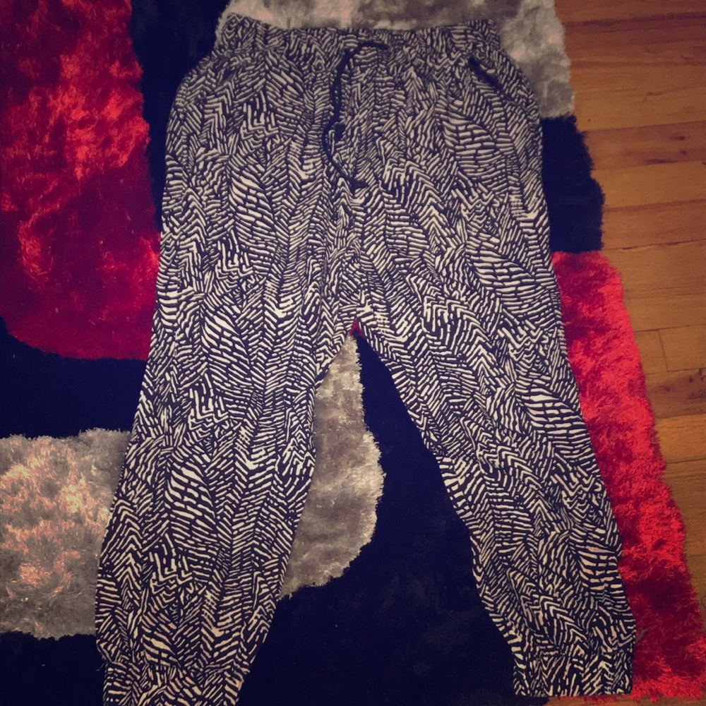 Black an white dress pants